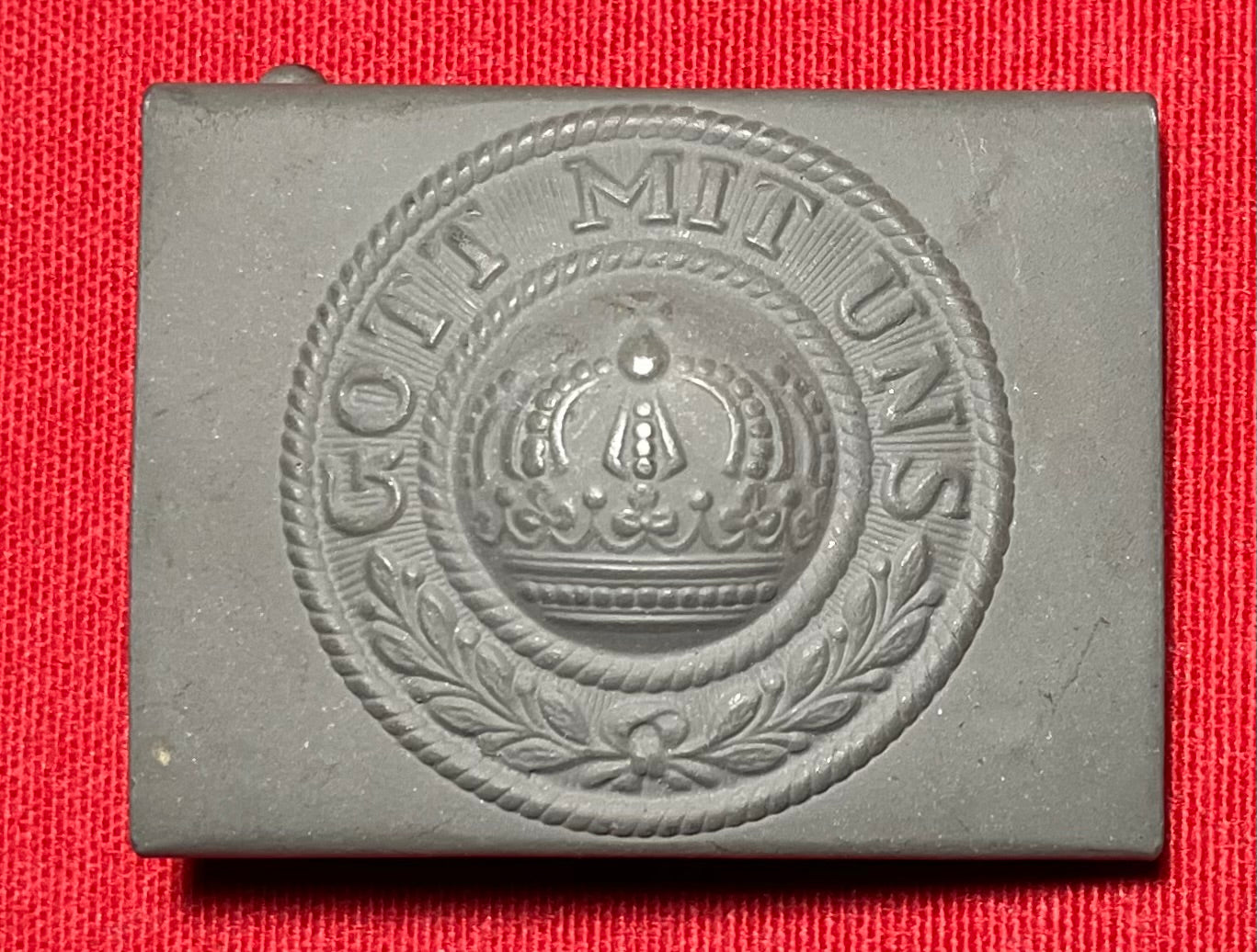 Authentic WWI German Prussian Belt Buckle "Gott Mit Uns" God Is With Us