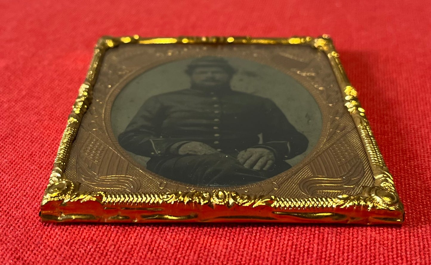 Civil War Soldier Image (Sixth Plate) in "Scarce” Constitution Case