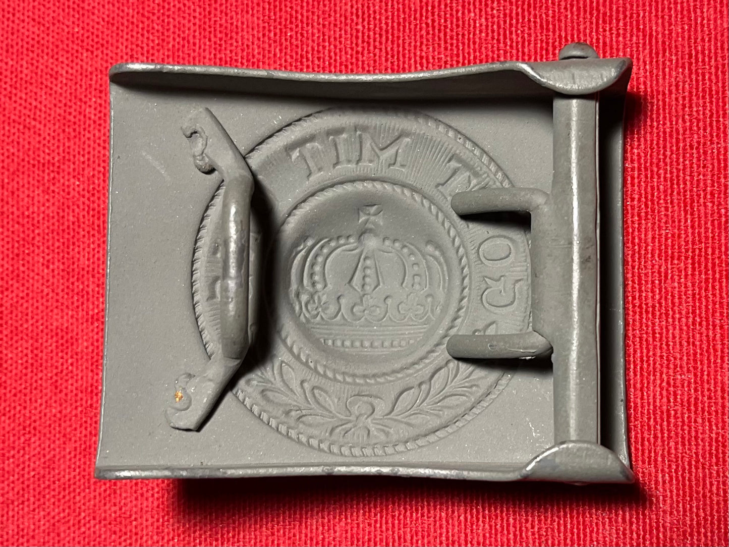 Authentic WWI German Prussian Belt Buckle "Gott Mit Uns" God Is With Us