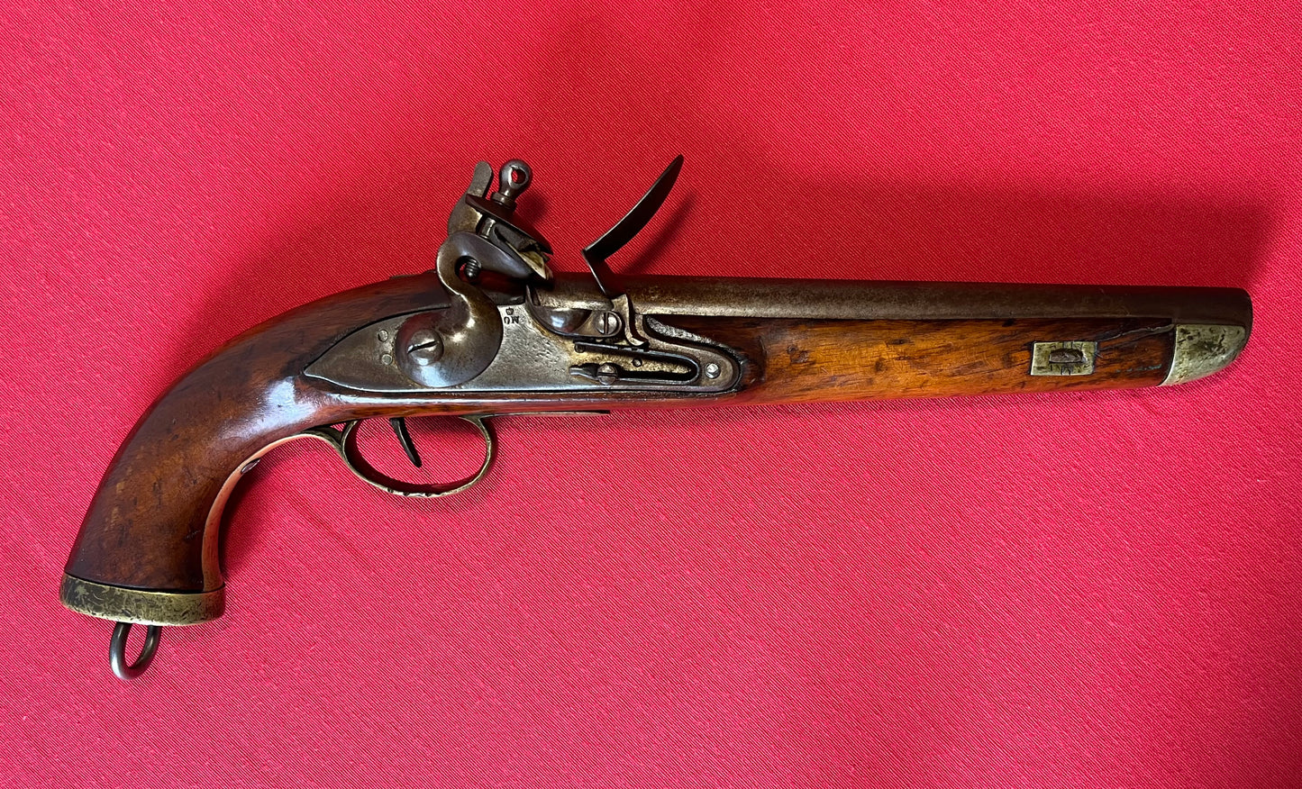 DUTCH Delft Nederlandse Antique FLINTLOCK Pistol .70 Caliber Naval Pistol