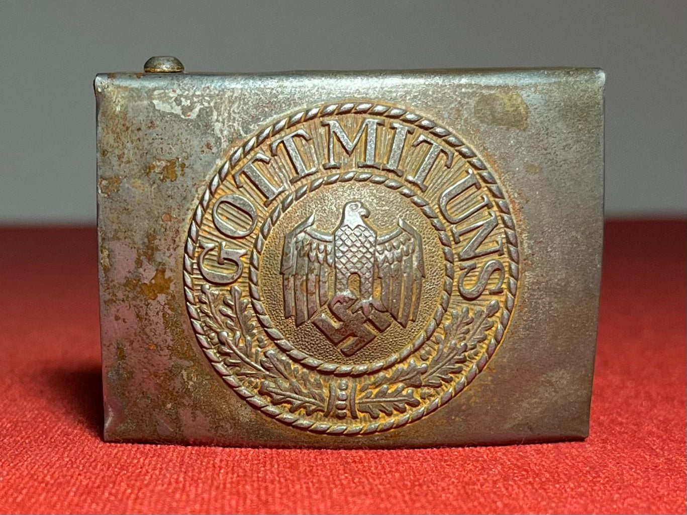 WW2 German "Heer" Army Belt Buckle Marked J.F.S Josef Feix & Söhne