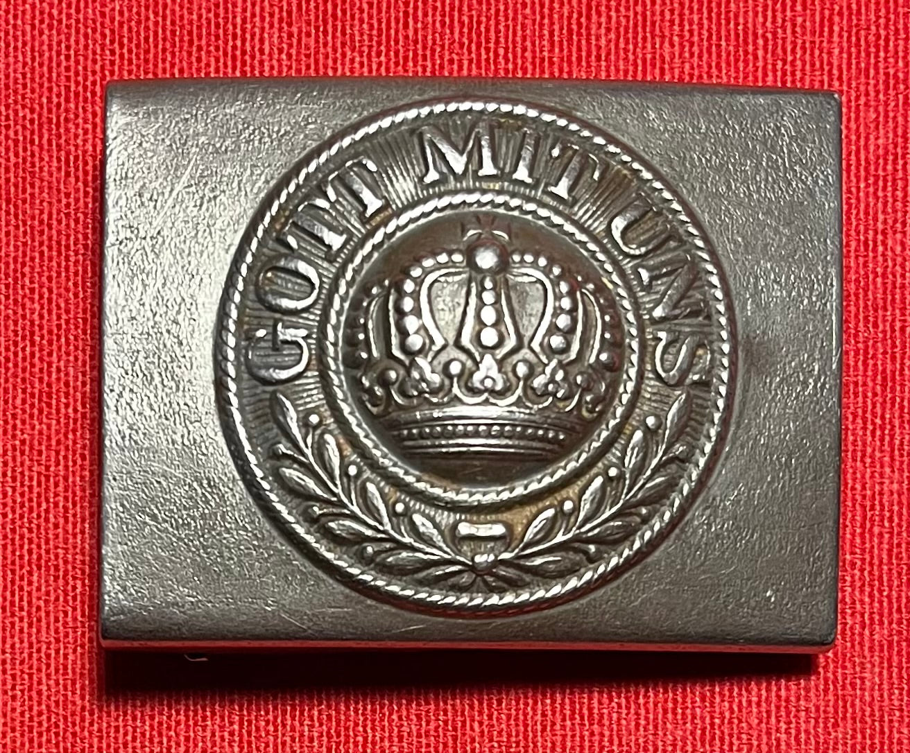 Authentic WWI German Prussian Belt Buckle "Gott Mit Uns" God Is With Us