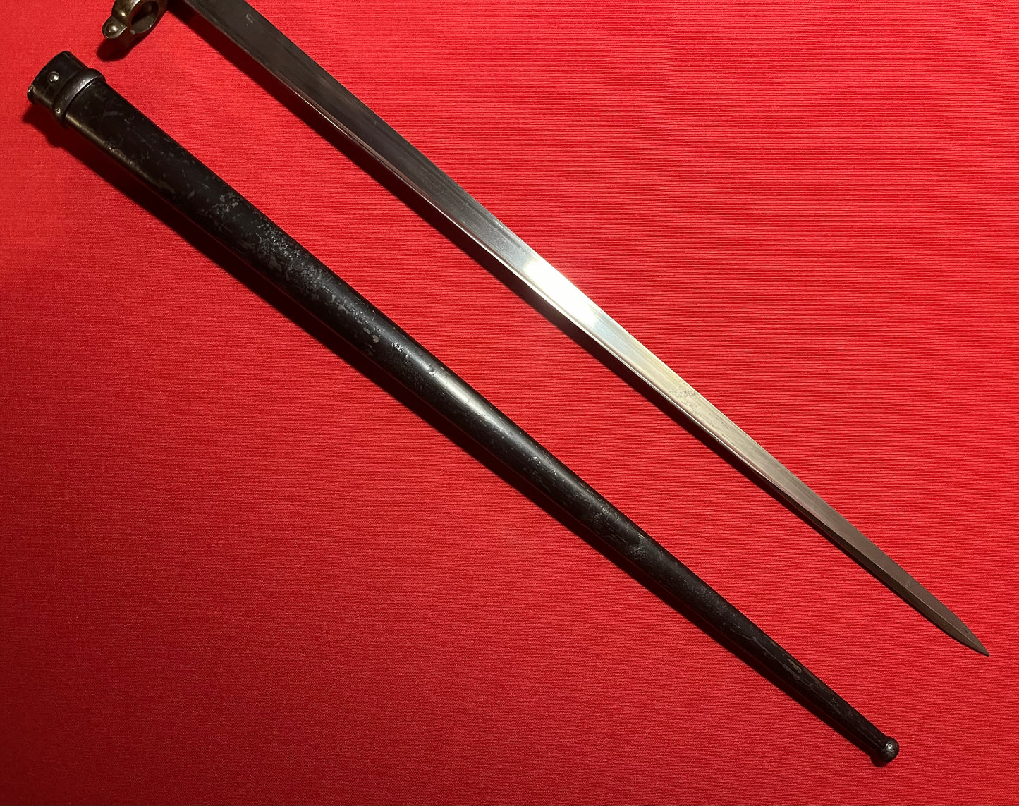 M1874 French Gras Bayonet with Matching Numbers Dated 1881