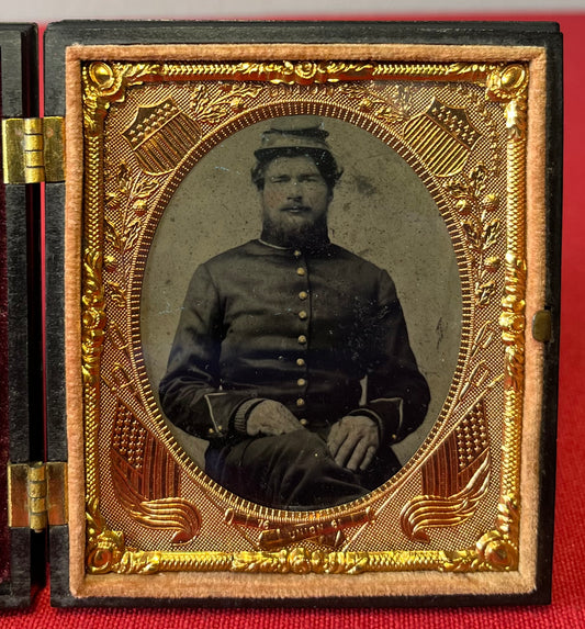 Civil War Soldier Image (Sixth Plate) in "Scarce” Constitution Case