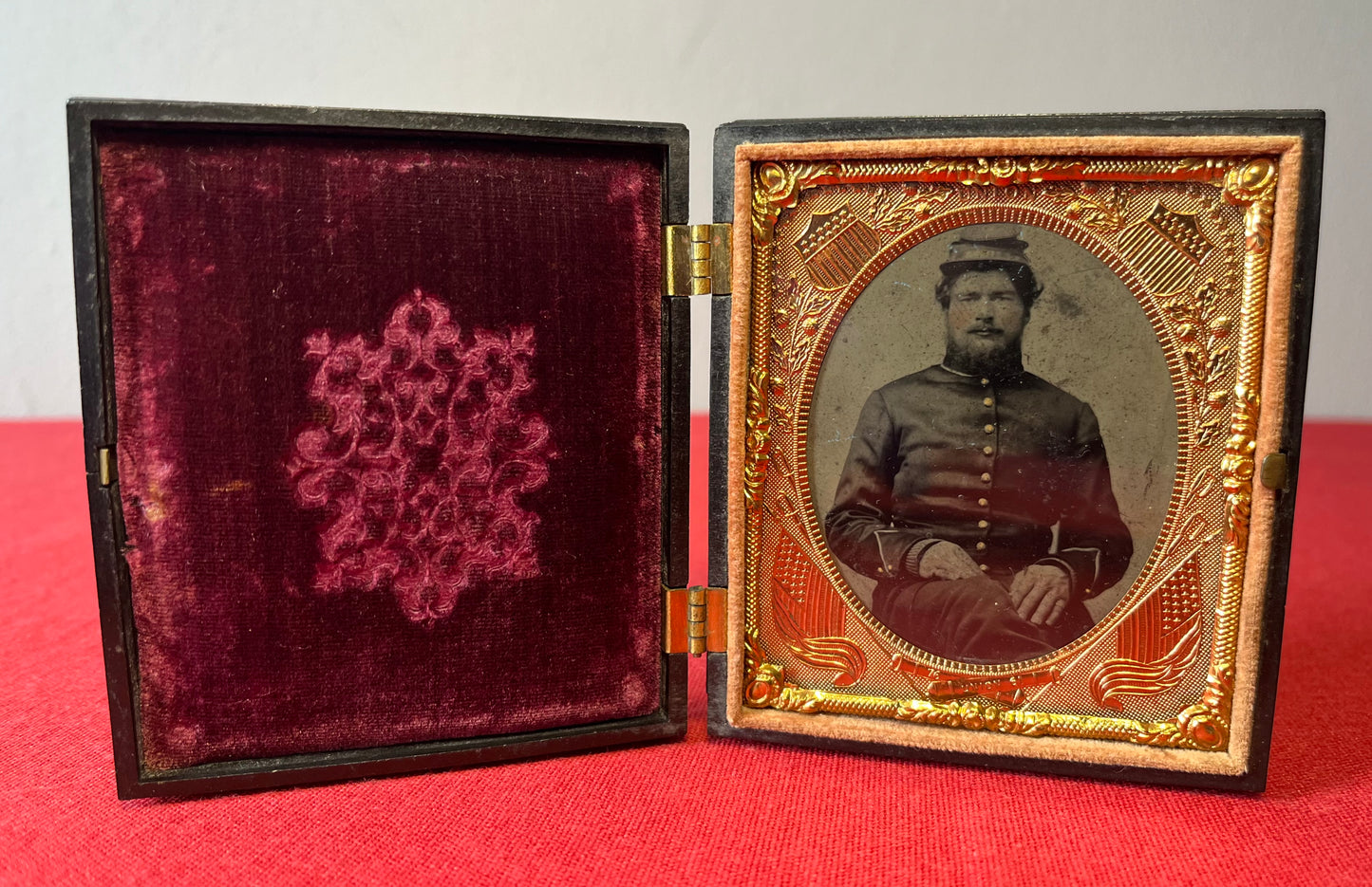 Civil War Soldier Image (Sixth Plate) in "Scarce” Constitution Case