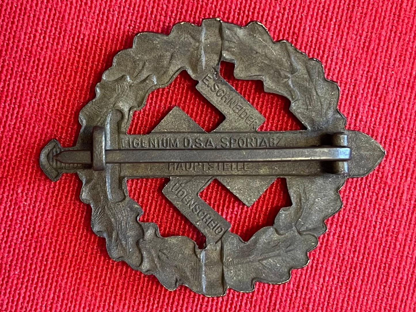 WW2 German NSDAP SA Sports Badge 2nd Class In Bronze