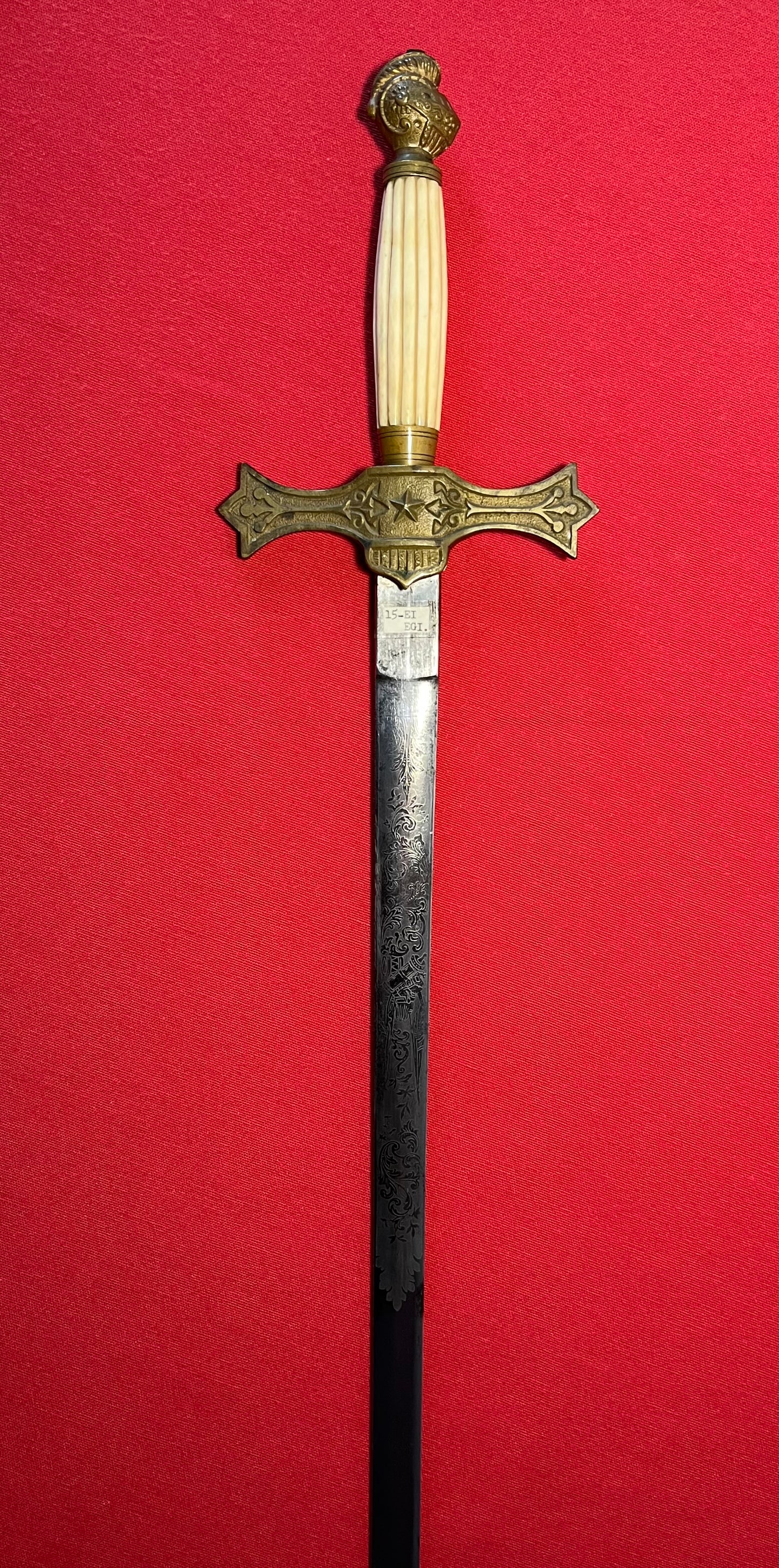 Civil War Era U.S Militia N.C.O Officers Sword / Battlefield M Museum Gettysburg