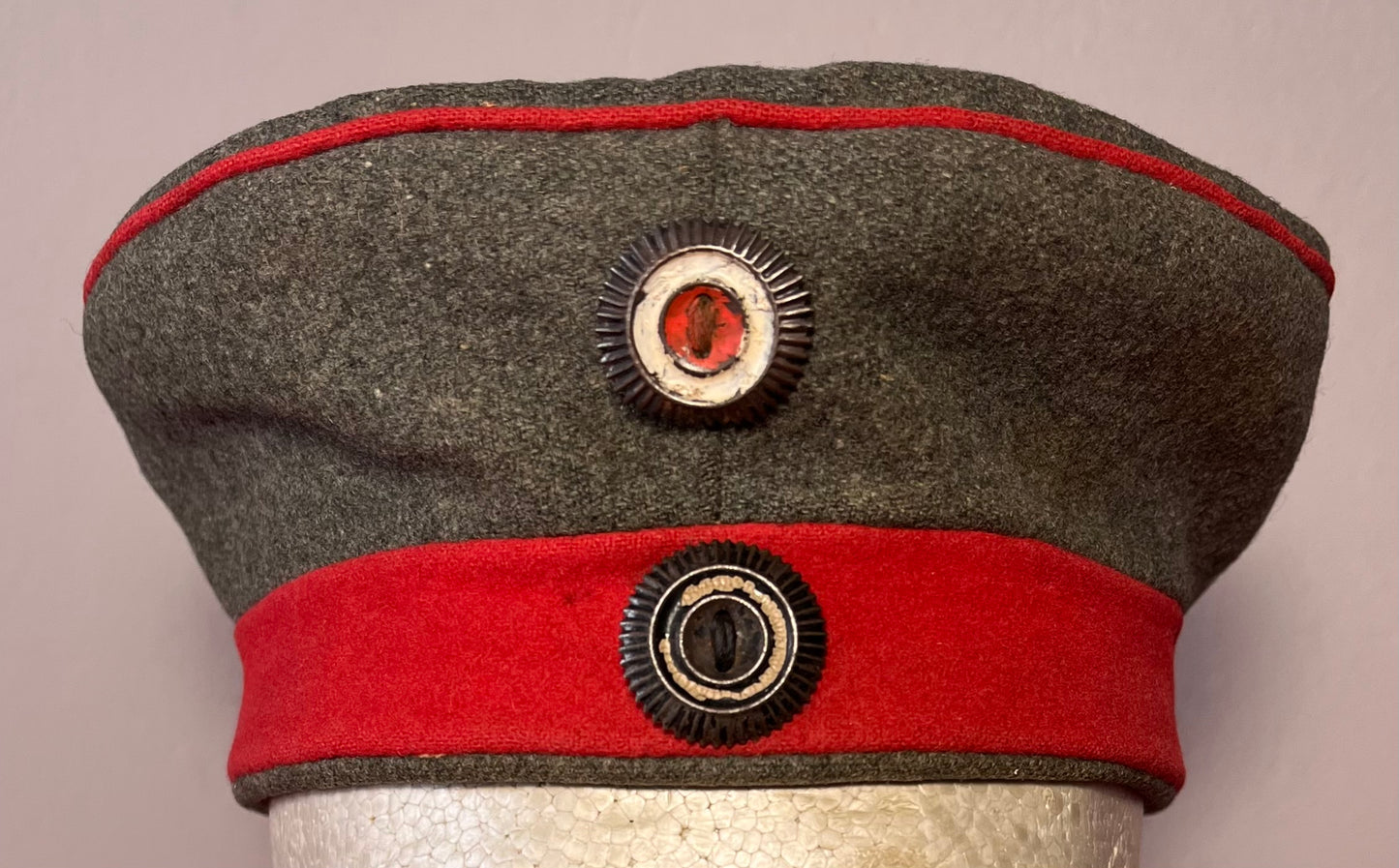 WW1 Imperial German / Prussian Army Feldmütze EM/NCO FIELD CAP UNIT MARKED M1907