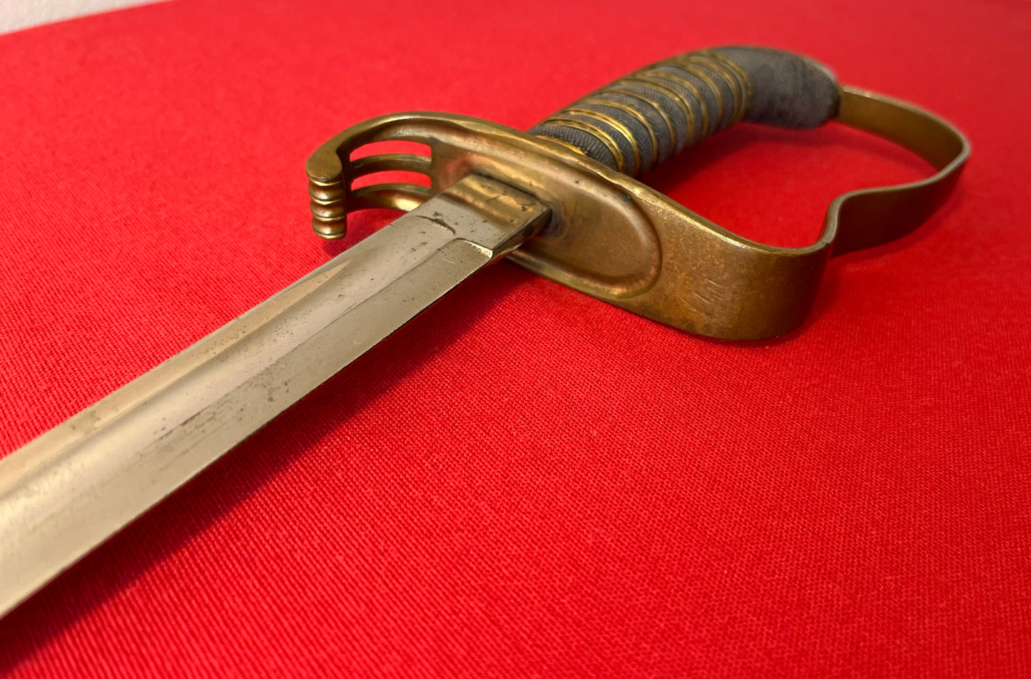 WW1 Imperial German Sword / Maker W.K & C / Engraved Blade